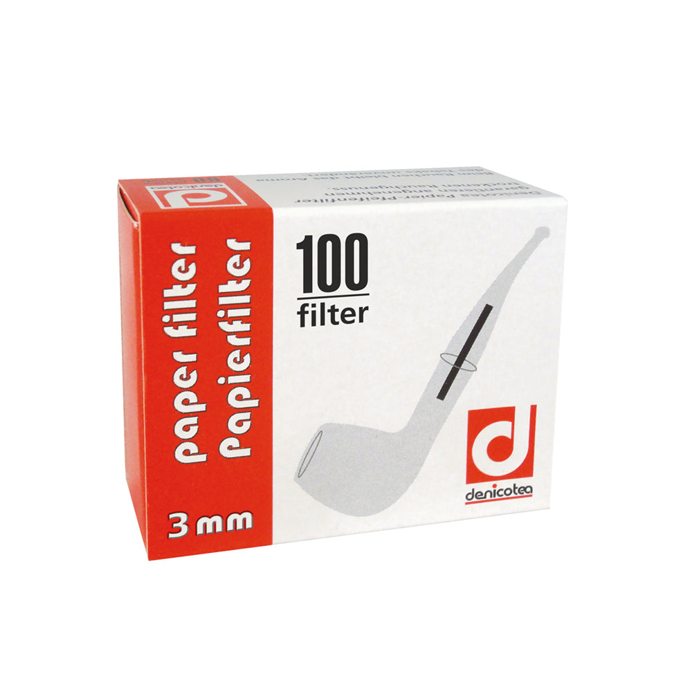 Papier Pfeifenfilter 3 mm