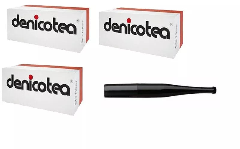 150 x Denicotea Standard-Filter inkl. Standard Spitze schwarz