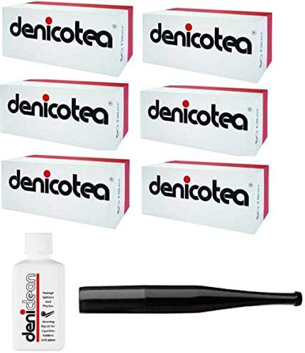 300 x Denicotea Standard-Filter inkl. Standard Spitze schwarz + Deniclean