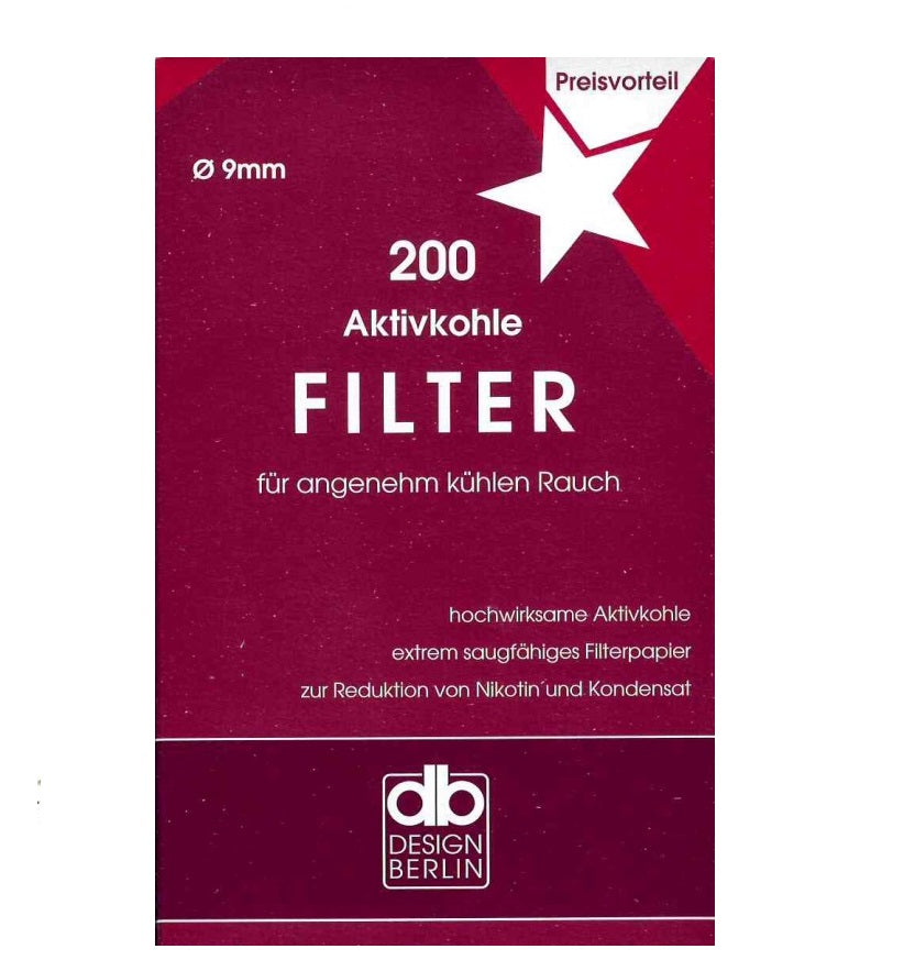 Design Berlin Aktivkohlefilter 200 Stk. Packung